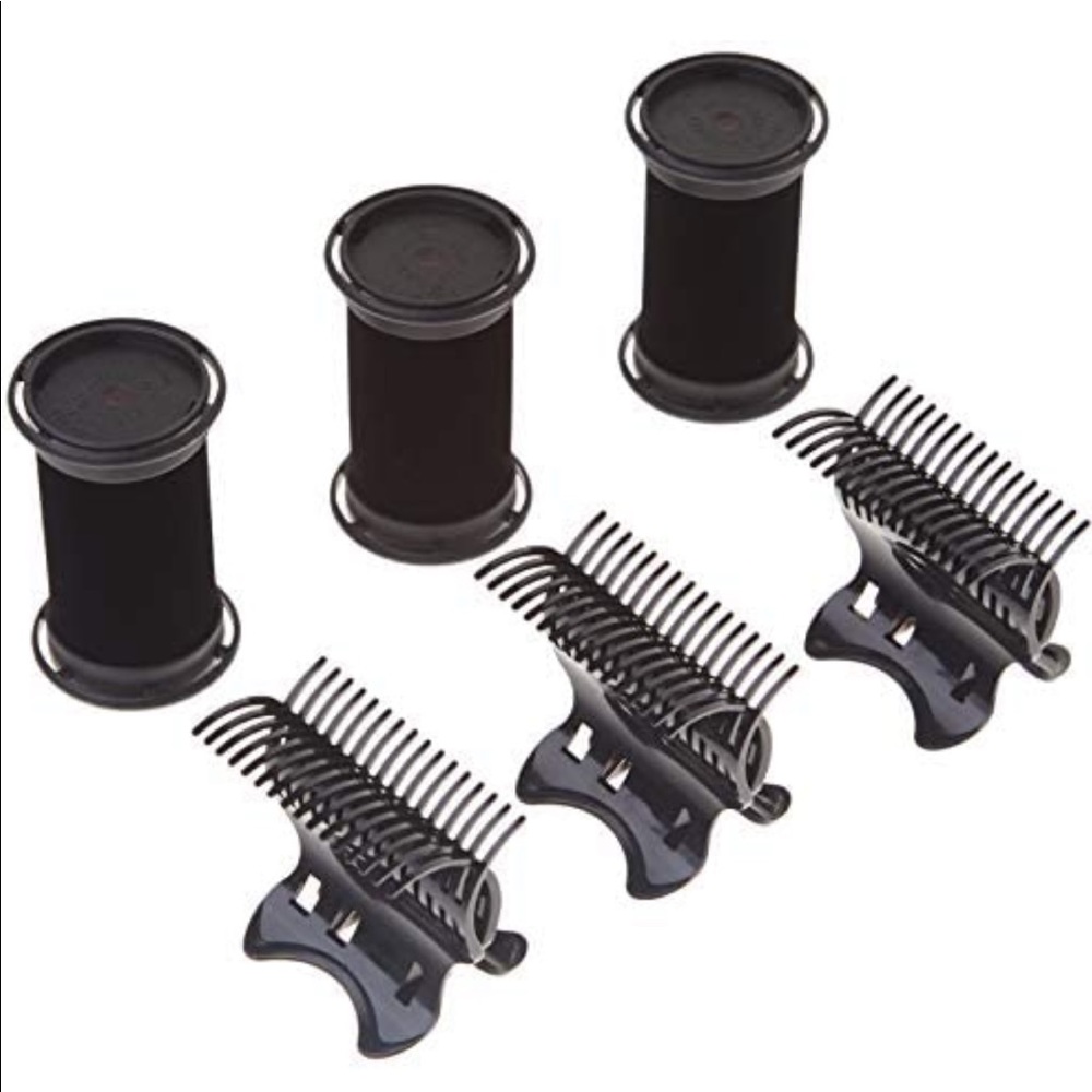New CHI Ceramic Rollers Medium Rollers + Clips